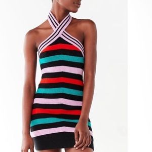 Urban Outfitters Hallie Striped Mini Dress